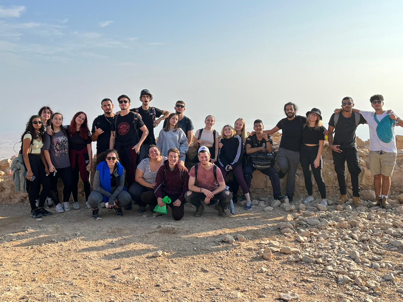 Naale students from Ayanot in a trip to Masada